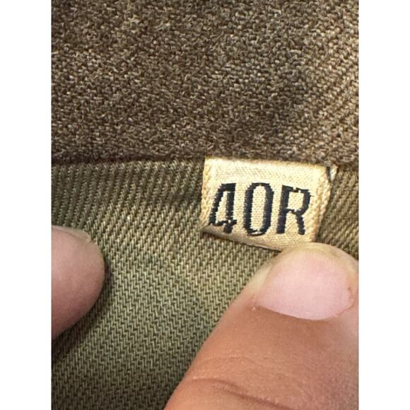 1941-1945 WWII Uniform Dress Jacket With Patches ADSEC T5 Size 40 R - Picture 14 of 14